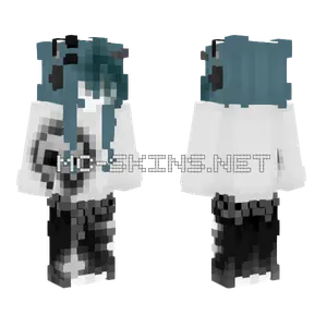 Grey Hooded Figure