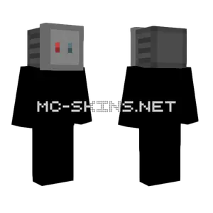 Grey Robot Minecraft skin