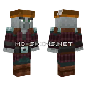 Grey Stone Golem Minecraft skin