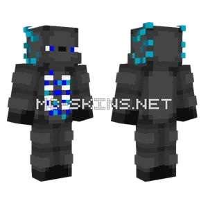 Grey Warden Axolotl Minecraft skin