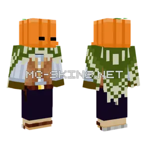 Grimm Western Pumpkin Minecraft skin