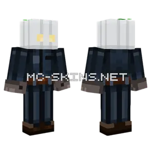 Grimm White Pumpkin Minecraft skin
