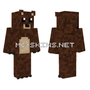 Grizzly Bear Minecraft skin