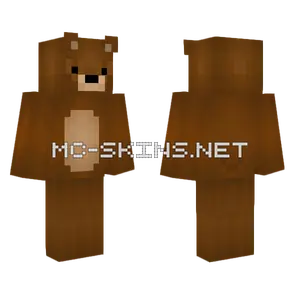 Grizzly Bear Skin Minecraft skin