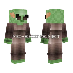 Grogu Baby Yoda Minecraft skin