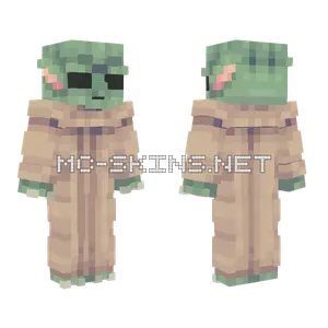 Grogu Skin Edit Minecraft skin