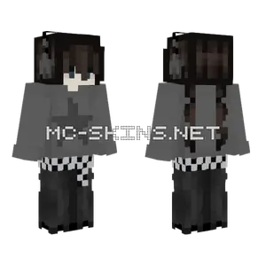 Grunge Star Girl Minecraft skin