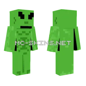 GTA Green Alien Minecraft skin
