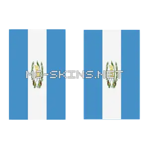 Guatemala Flag cape, outside and lining