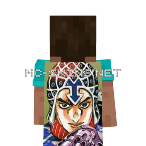 Guido Mista cape, outside and lining