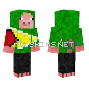 Guyanese Pig Minecraft skin