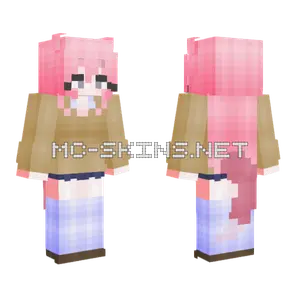 Gyaru Slowpoke Minecraft skin