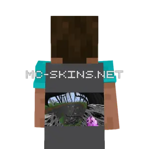 h ow do I get rid of this hole in my mincraft cape, outside and lining