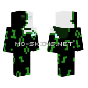 Hacker No Robot Eye Minecraft skin