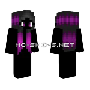 Hair Base Black Pink Highlights Minecraft skin