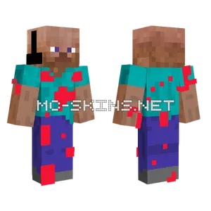 Hairless Steve Minecraft skin