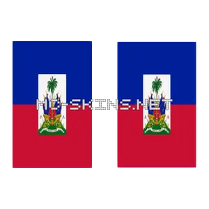 Haiti Flag cape, outside and lining