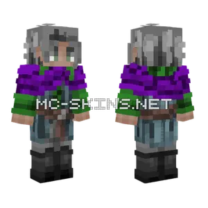 Half Elf Zen Minecraft skin