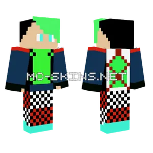 Half Joker Skin Minecraft skin