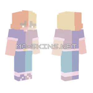 Half Of Me Male Version Minecraft skin