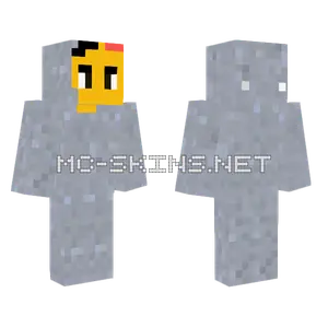 Half Painted Minecraft skin