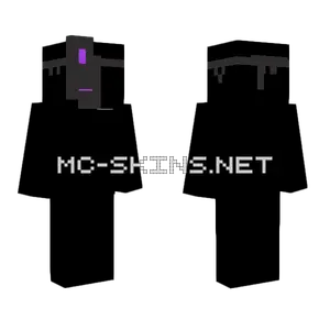 Half Purple Bunny Mask Minecraft skin