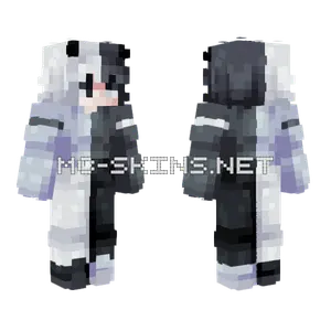 Half Skin Minecraft skin
