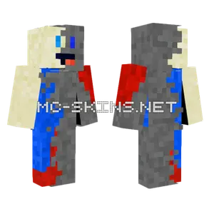 Half Stone Derp Minecraft skin