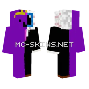 Half Wemmbu Half Eggchan Minecraft skin