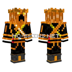 Halloween Creeper Minecraft skin