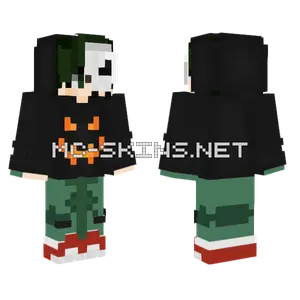 Halloween Deku Minecraft skin