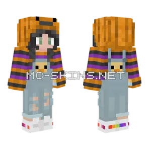 Halloween Duck Overall Pride Minecraft skin