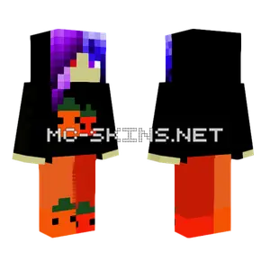 Halloween Girl 2.0 Minecraft skin
