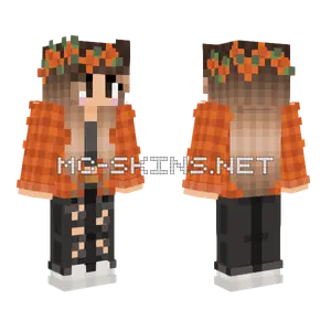 Halloween Girl Minecraft skin