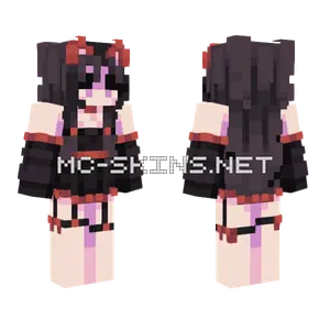 Halloween Girl Minecraft skin