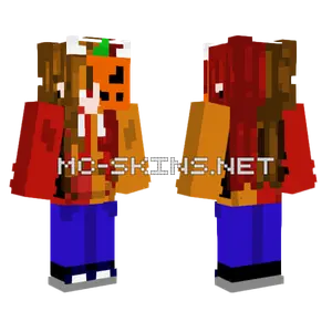Halloween Girl Matching Minecraft skin