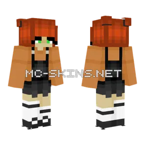 Halloween Overalls Minecraft skin