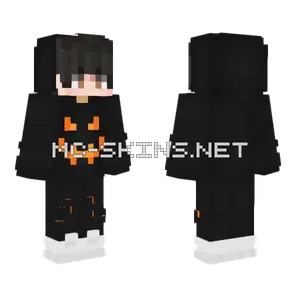 Halloween Pumpkin Boy Minecraft skin