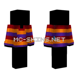Halloween Red Orange Purple Minecraft skin