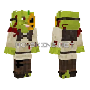 Halloween Shrek Minecraft skin