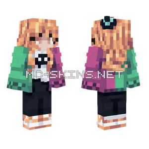Halloween Sweater Collab Minecraft skin
