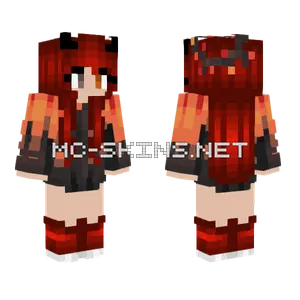 Halloween Wonder Lava Cast Minecraft skin