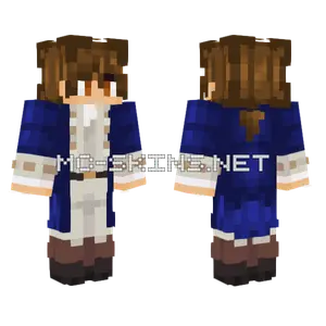 Hamilton Blue Jacket Minecraft skin