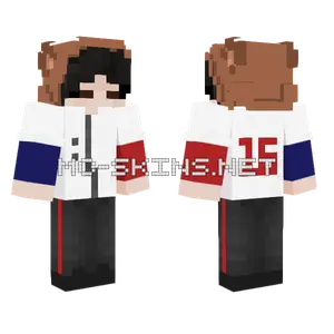 Han Eyes Closed Classic Minecraft skin