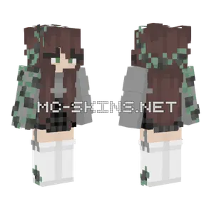 Hannah With Vines Minecraft skin