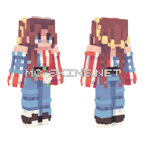 Happy Independence Day 33 Minecraft skin
