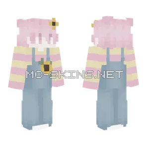Haru Overalls Minecraft skin