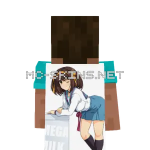 Haruhi Suzumiya cape, outside and lining