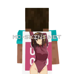 Haruhi Suzumiya Sweater cape, outside and lining