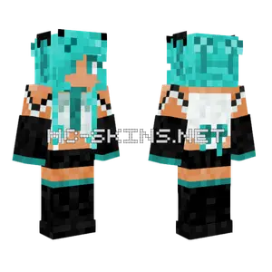 Hastune Miku Minecraft skin